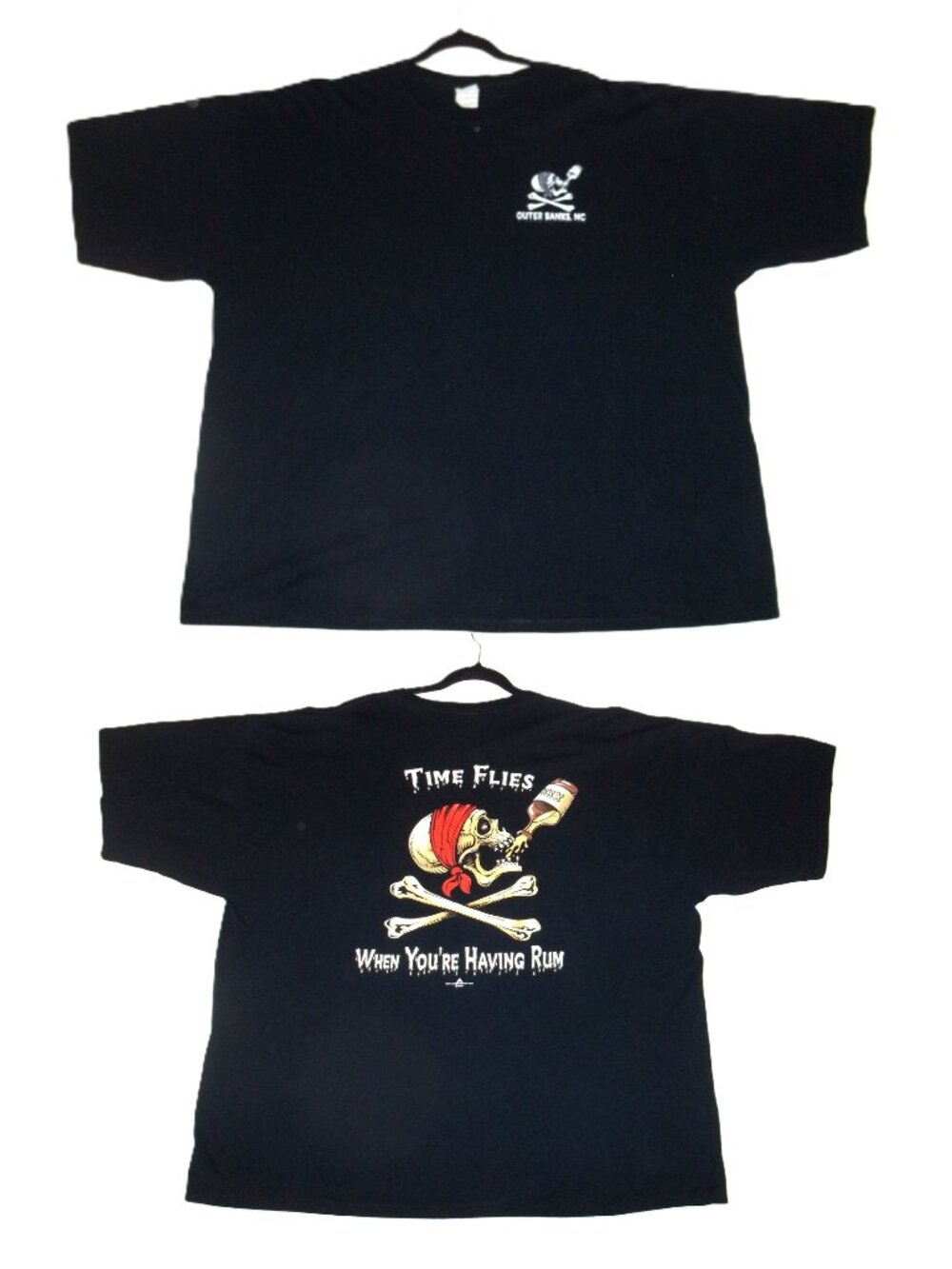 Men's 3XL Blk Gildan Time Flies When You're Having Rum SS T-Shirt